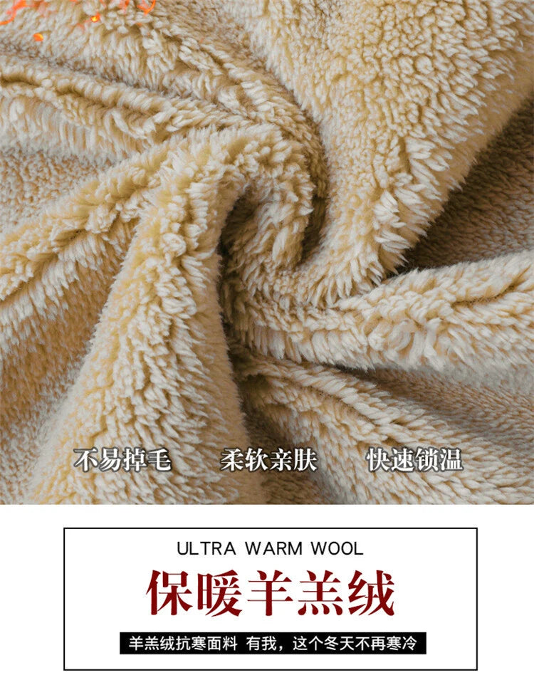 Casaco de lã para inverno Unisexo