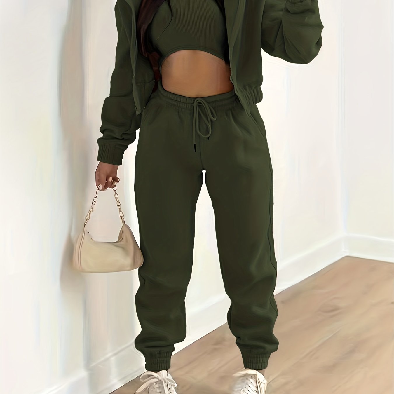 Conjunto de 3 peças feminino Outono/Inverno